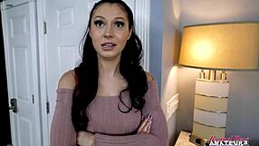 busty inked brunette raven lane teases with rimjob before sucking and riding that huge cock hard