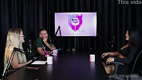 Compilados da Val Mineirinha no Bora Cast com Bruna Carlos Watch on Sheer Red