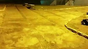 Intense public cumshot on soccer field, almost caught!