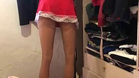 I went to my room on Christmas and fucked my stepdaughter with toys until orgasm