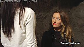 Curvy Lesbian Slaves Bound In Bondage Masturbating And Fingering Pussy For Dominant Mistress