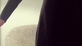 Japanese Slender Feels Sensual In Red Sexy Shorts