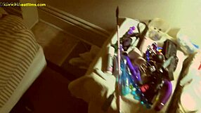 Manslut performs oral and anal on BBW in group session