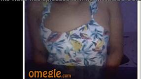 teen with huge tits teasing on webcam, but will she show more?