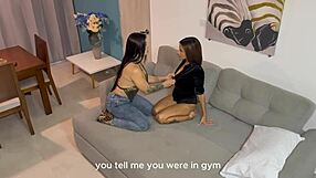 Hey, join this interracial anal threesome with my skinny 18 year old girlfriend and her Colombian MILF friend taking BBC and creampie - Aisha Ferrari & Silvana Lee