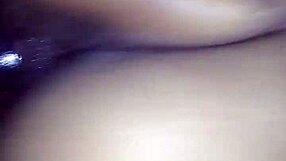 Sexy ebony ass gets bent over in doggystyle by monster cock