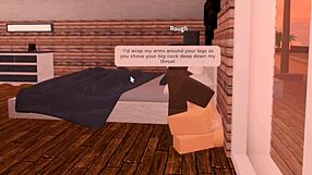 Roblox Whore Throat Fucked by Big Black Cock