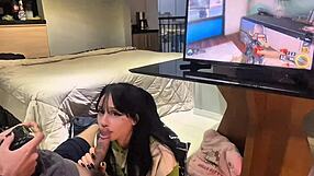 I Feel So Thrilled Giving Perfect Blowjob While Playing Call Of Duty Ft Amberzinha
