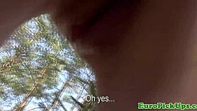 Pierced skater euro chick gets pounded outdoors in public