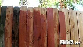 Teen Gets Little Reward From Boyfriend: Sucking Cock Outdoor With Shaved Ass