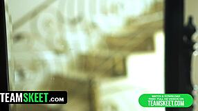 team skeet - tiny 18+ titty cutie freya von doom dominates her october all-star blowout