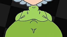 marie from splatoon gets banged in this group parody with big tits