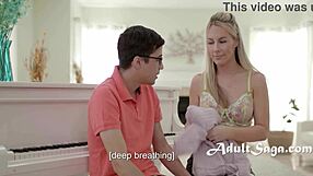 Student Fucks Teacher's Boobs At Piano