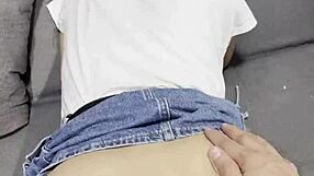 Oh man, my neighbor invites me over to his apartment just to fuck my teen ass hard in this full anal video!