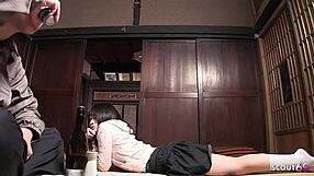 heart pounding as old ugly fat men seduce the japanese virgin teen 18+ into her first deepthroat blowjob, feeling the taboo rush