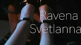 every toe a world to explore with tongue in latina striptease