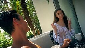 a hairy adventure with a natural looking girl