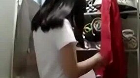 Solo Filipina Plays with Small Tits!