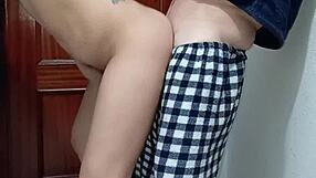 Unexpected Blowjob From Mouth To Ass