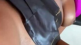 Latina Shares Her Natural Tits In Public Lingerie.