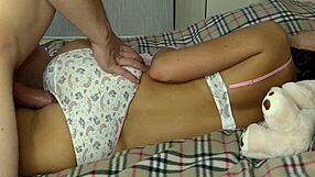 i fucked my step sister at home and came in her pussy.