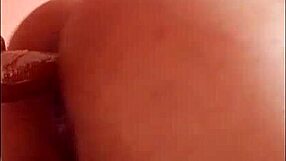 Fucking Tight Hole with Curvy Solo Riding on Dildo