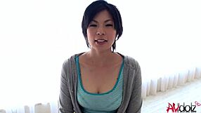 Saki Aoyama Sucks Cock Outdoors Uncensored.