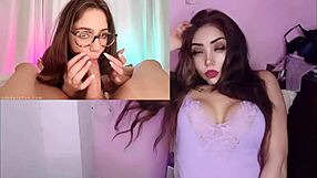 Big Tits Nerd Fucks Lover And Swallows Cum