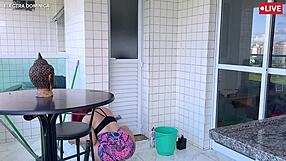 I hired this big-ass Latina maid, look at that butt, I went crazy for that wet shorts 😍