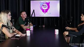 Compilados da Val Mineirinha no Bora Cast com Bruna Carlos Watch on Sheer Red