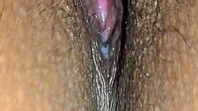 Latina housewife gets cum covered up close