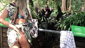 What Are You Doing In The Public Park? Anal Copulation With Big Cock Creampie