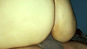 Amateur big-ass woman begs for dick and pussy filling with milk