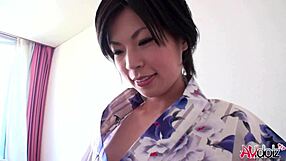 Saki Aoyama Sucks Cock Outdoors Uncensored.