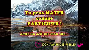 flashing milf outdoor with toy in amateur compilation