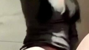 in this steamy scene a dominant mommy takes charge of her crossdressing transsexual partner forcing him to suck cock before pounding his tight ass hard