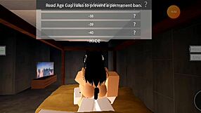 Detailed scene of fucking whores with big cocks on Roblox