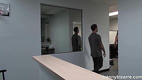 Tranny Brooke Sucks Cock In Heels And Stockings!