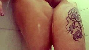 can you resist this quick shower tease with big tits and ass?