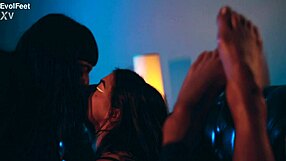 Mistress tickles feet dominantly