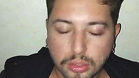 Intense public cumshot on soccer field, almost caught!