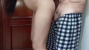 Unexpected Blowjob From Mouth To Ass