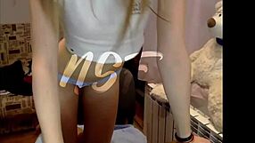 Beautiful nerd redhead braces and glasses in private camshow