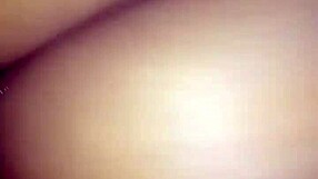 Sexy ebony ass gets bent over in doggystyle by monster cock