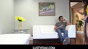 stepdaughter invites stepdad: 'come join my private jerk off instructions'