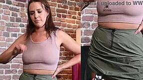 Alisha Adams Tries On Outfits And Gets Boobs Taped