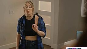 Asian Coed Lulu Chu Seduces Former Babysitter Electra Rayne With Lesbian Passion