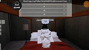 Detailed scene of fucking whores with big cocks on Roblox