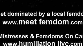 Being my slave is a full time position in this bdsm session