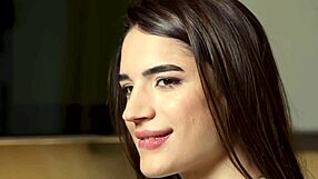 Seductive Cleaner Candie Luciani Tempts Businessmen Into Double Penetration.